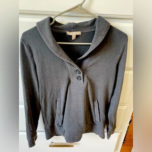 Grey Banana Republic hoodie.